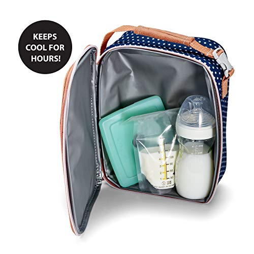 Cool Coolers by Fit & Fresh 4 Pack Slim Ice Packs, Quick Freeze Space Saving Reusable Ice Packs for Lunch Boxes or Cooler...