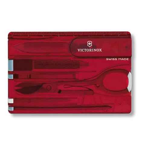 Victorinox Swiss Card Classic, Swiss Made Pocket Tool, Credit Card Size, 10 Functions, Pen, Scissors