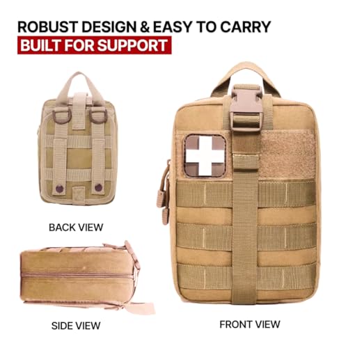 Orca Tactical MOLLE Rip Away EMT First Aid IFAK Pouch Medical Empty Bag