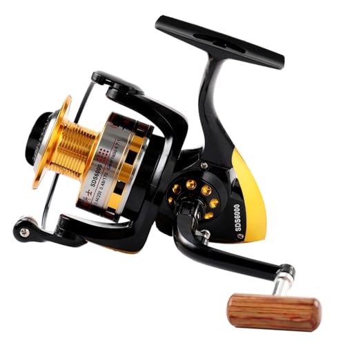 Diwa Spinning Fishing Reels for Saltwater Freshwater 1000 2000 3000 4000 5000 6000 Series Fishing Spool Left/Right Interch...