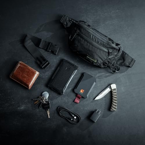 Eberlestock Bando Bag - Tactical Men's Fanny Pack w/Adjustable Waist Belt, Zippered Pockets, Compact Lightweight Belt Bag