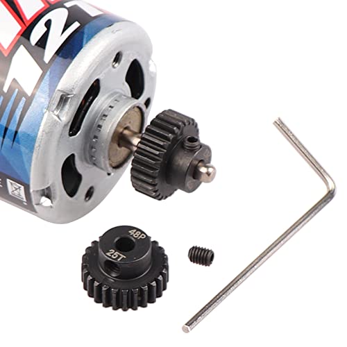 AIMROCK 5-Pack 48P RC Motor Pinion Gears Set: 22T 23T 24T 25T 26T Upgrade Parts for 1/10 RC Car 3.175mm Shaft Motor