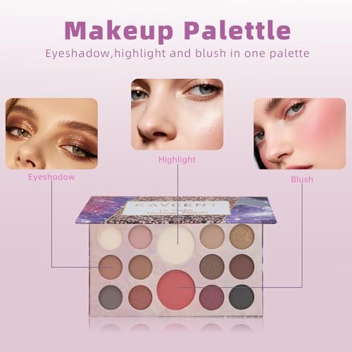 Makeup Kit for Women Teen Girls Full Kit Makeup Sets for Teens Eyeshadow Makeup Gift Set fo Women Teenagers Christmas Make...