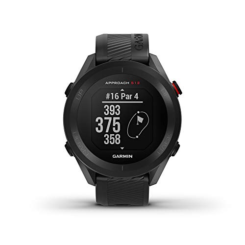 Garmin G010-N2472-00 Approach S12 42k+ Preloaded Courses Golf Watch Black - Certified (Renewed)