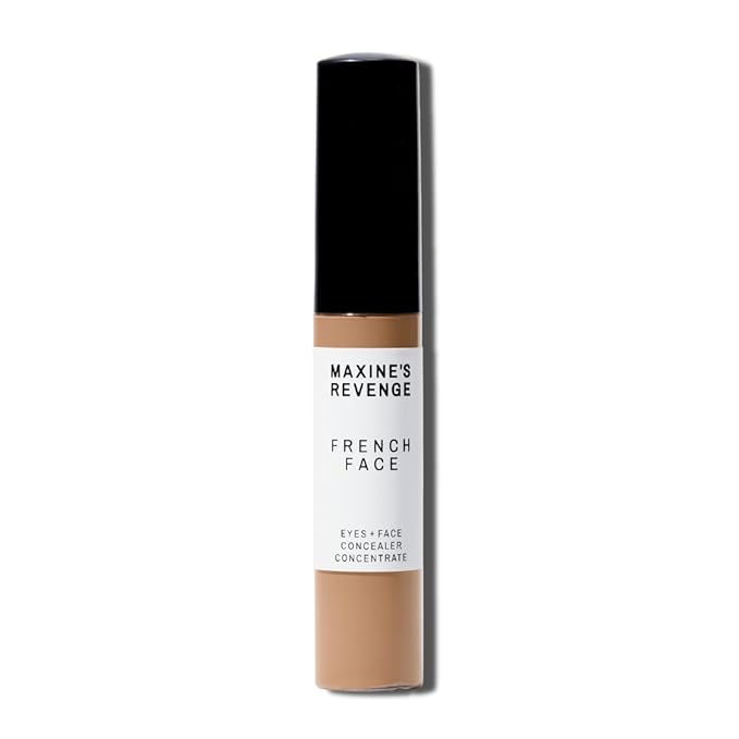 Maxine's Revenge FRENCH FACE CONCEALER | Hydrating & Blurring for Eyes + Face (Medium Deep Tan)