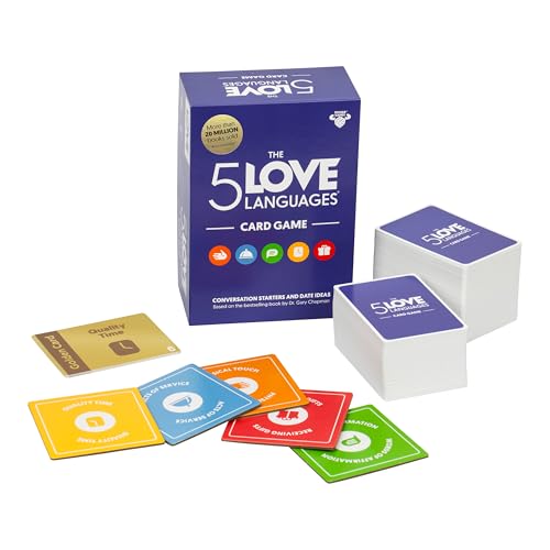 The 5 Love Languages® Card Game, Discover More About Yourself & Your Partner, 300 Prompt Cards To Spark Deep, Meaningful Conversations, Create New Date Ideas And Fun Quiz Questions For 2 Players, 16+
