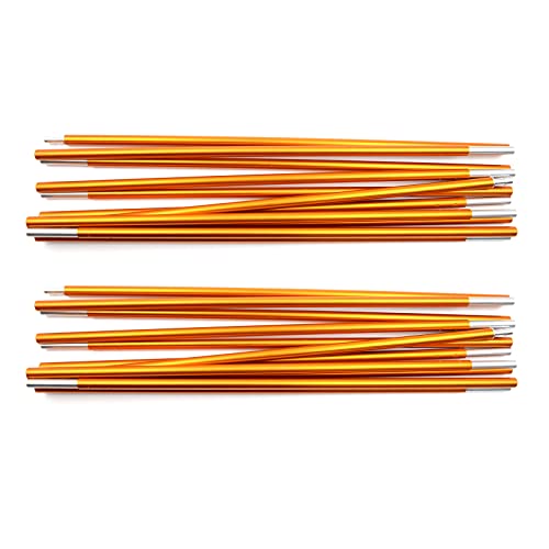 GEERTOP Portable Aluminum Replacement Tent Poles for 2 Person Tent Ultralight Aluminium Rods for Camping Hiking Backpacking
