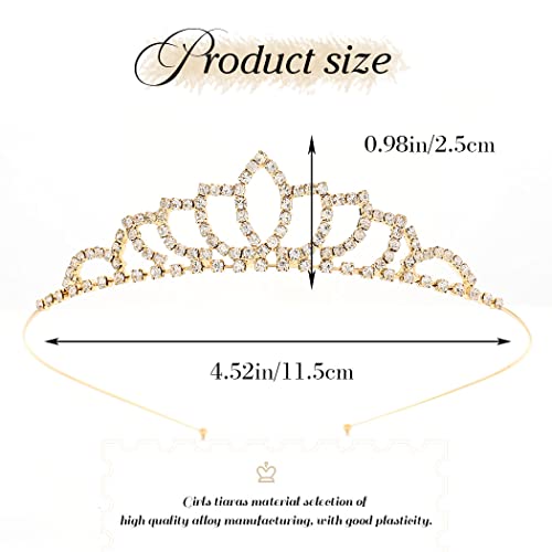Kilshye Silver Tiaras and Crowns Rhinestone Wedding Tiara Birthday Prom Crown Hair Accessories for Women