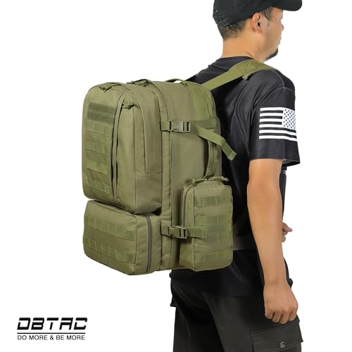 DBTAC Range Bag Small + Tactical Backpack Molle Bag (Green)