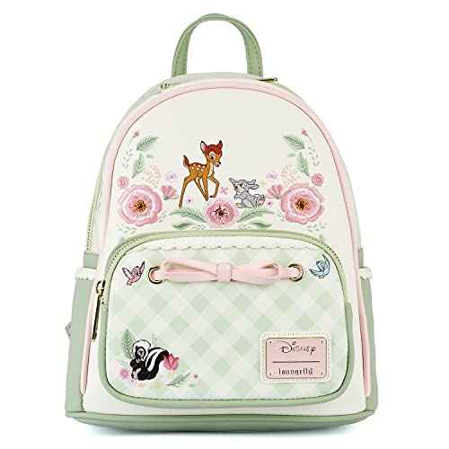 Loungefly Women's Bambi Springtime Gingham Mini Bkpk, Multi, One Size