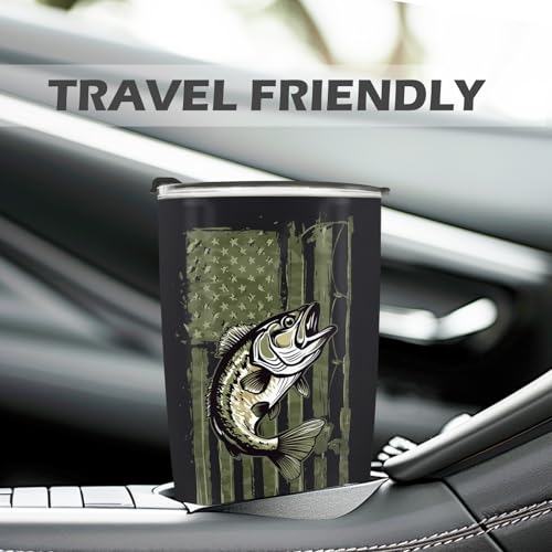 Coffee Travel Insulated Tumblers Mug Cup Water Bottle Fish Style Boys Girls Gifts for Christmas Birthday Children Day Anni...