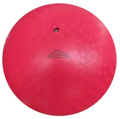 AppleRound 8.5-inch Dodgeball Playground Balls, Pack of 4 Balls with 1 Pump, Official Size for Dodge Ball, Handball, Camps...