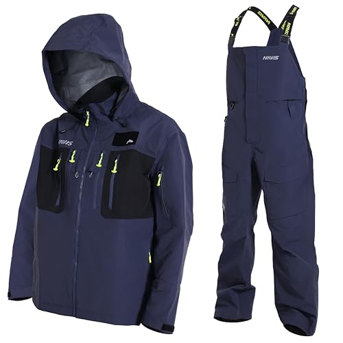 Men’s 3L-Gore Pro-Tex Waterproof Fishing Jacket & Bib Pants Set – Waders & Foul Weather Gear