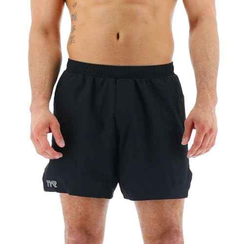 TYR Mens Athletic Performance Workout Unlined Momentum Short 6"
