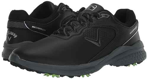 Callaway Men's Solana TRX v3 Golf Shoe, Black/Grey, 8.5 Wide