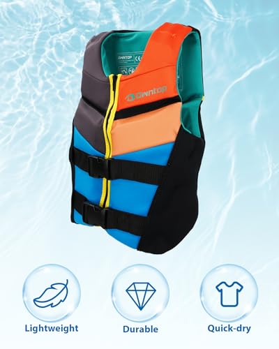 Owntop Swim Vest Youth Kids | Lightweight & Quick-Dry | Adjustable Buckles & Zipper | Kayak, Swimming Training, Boating - ...