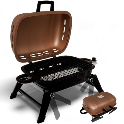 GasOne Tabletop Propane Grill – Portable Grill Propane with Heat Resistant Handles, Large Cooking Surface – User Friendly ...