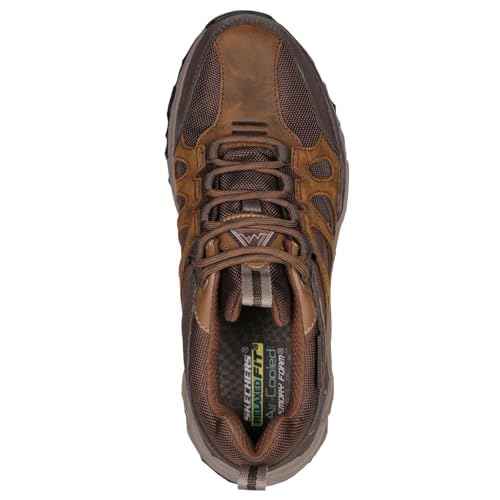 Skechers Men's Terraform-Selvin Oxford, CDB (Crazy Horse Dark Brown), 8.5 X-Wide