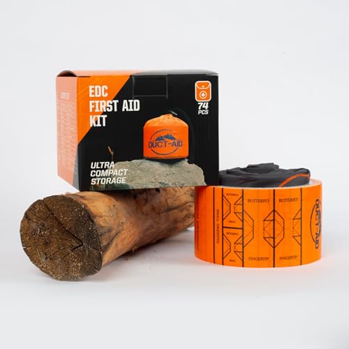 Duct-Aid Compact First Aid Kit, Medical Grade Adhesive, Emergency Response Kit, 1 Pound (Full Kit)
