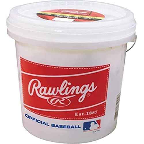 Rawlings | Official League Recreational Use Practice Baseballs | Youth/8U | R8U | Bucket | 24 Count