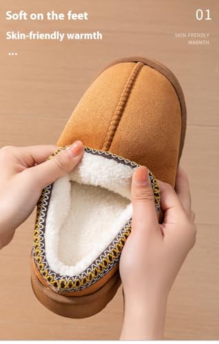 Slippers for Women, Fuzzy Warm House Shoes, Comfy Winter Slippers Indoor and Outdoor