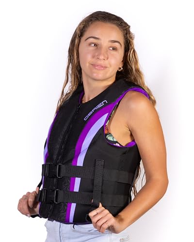 O'Brien Impulse Women's Life Jacket, US Coast Guard Approved, Great for Any Water Sports - Boating, Skiing, Surfing, PWC