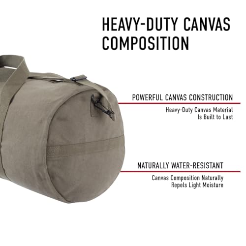 Heavyweight Black Giant Zipper Duffle Bag (X-Large)