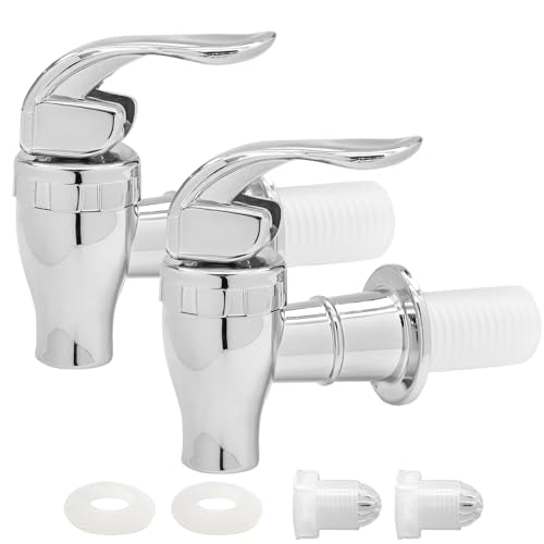 Bonsicoky 2 Pack Replacement Spigot for Beverage Dispenser - BPA Free Cooler Faucet with Filter Function - Push Style Spig...
