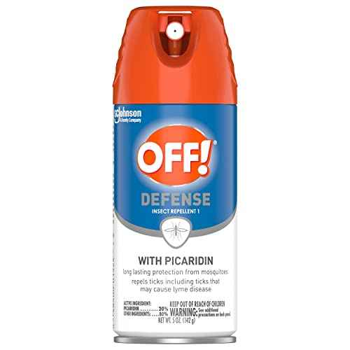 OFF! Defense Insect Repellent Aerosol with Picaridin, Bug Spray with Long Lasting Protection from Mosquitoes, 5 oz