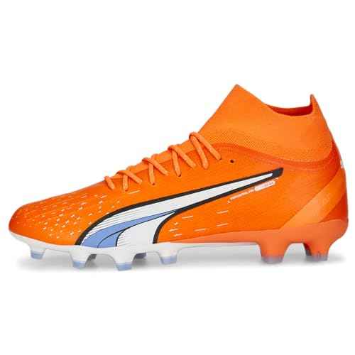 PUMA Mens Ultra Pro Firm Soccer Cleats Cleated, Firm Ground, Turf - Orange