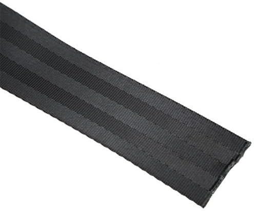 MTP (4.8 cm ~ 2") x 5/10 Yards Seat-Belt Black/red/Yellow/Green/Yellow/Blue Polyester Webbing Strap Repair 5 Panel 5000 lb...