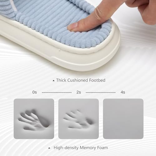 NineCiFun Unisex Summer House Slippers Indoor and Outdoor Slip-On Home Bedroom Shoes for Women and Men