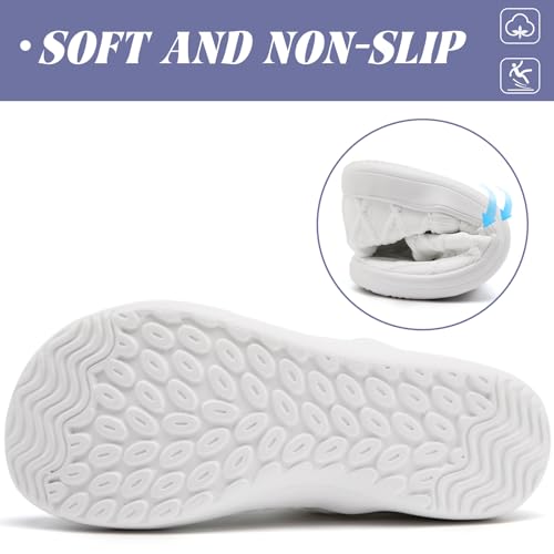 YOSFDC Wide Barefoot Shoes Women Minimalist Wide Toe Box Comfortable Walking Tennis Shoes Beach Outdoor Running Sneakers w...
