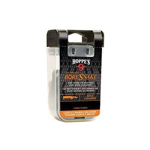 HOPPE'S BoreSnake, BoreSnake, Bore Cleaner, For .204 Caliber Rifles, Clam Pack, 24025D, Multi