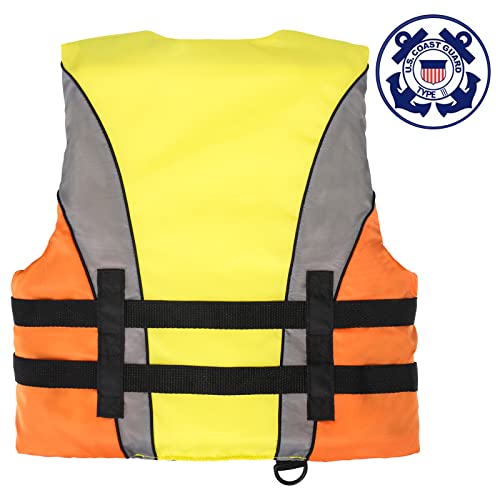 Leader Accessories Youth USCG Approved Life Jacket Vest Boating Vest