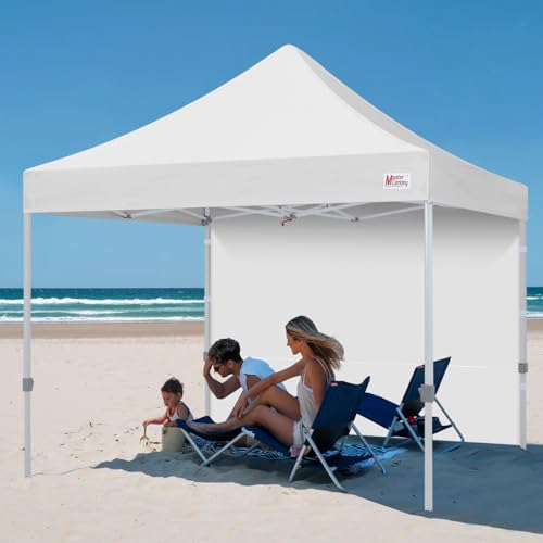 MASTERCANOPY 10x10ft Canopy SunWall Instant Canopy SideWall for Pop Up Canopy Tent Gazebos, UV Protection Sidewall Only, S...