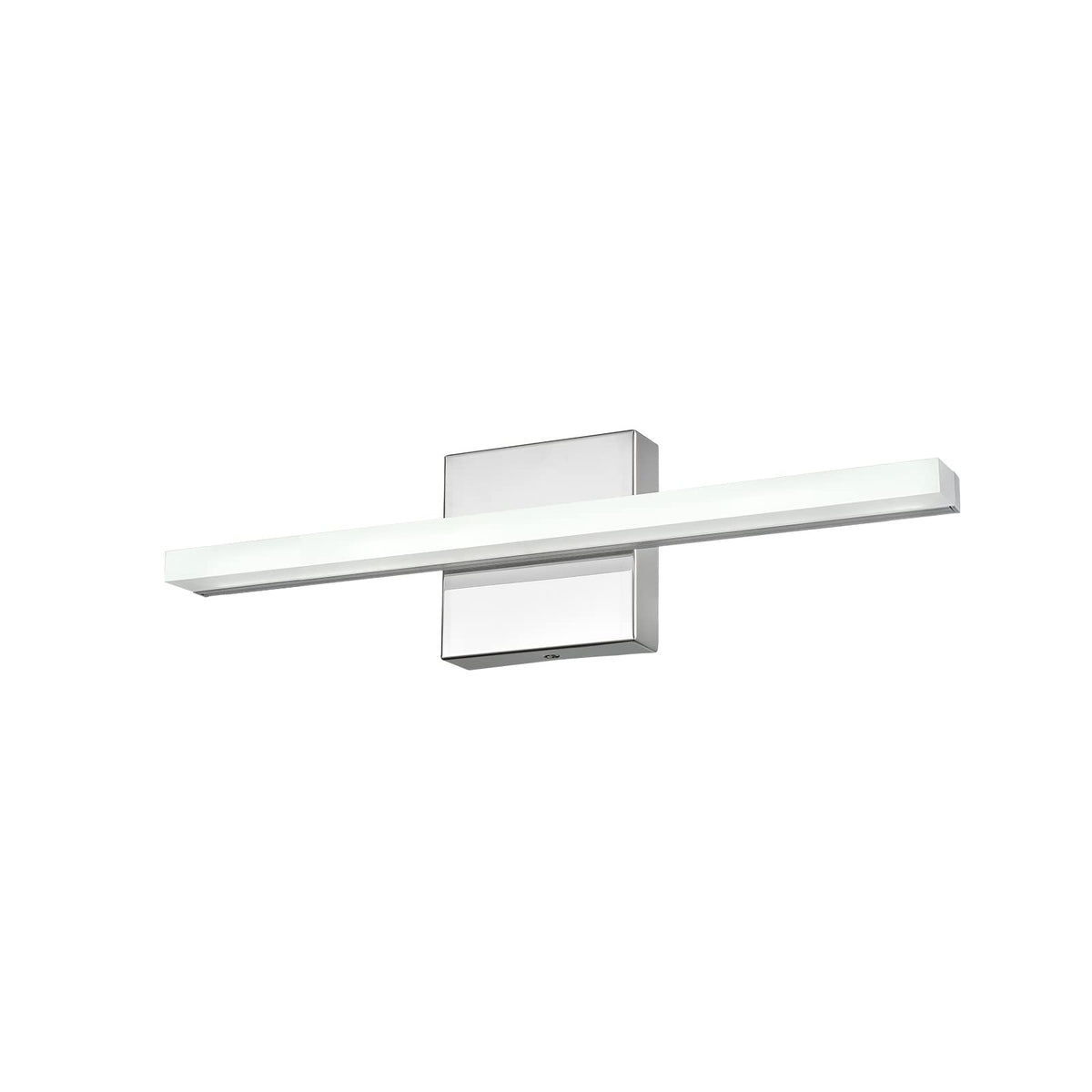 kinyota Modern LED Vanity Lights for Bathroom 1 Pack 16IN 9W Daylight White Chrome Bathroom Light Fixtures Lights Over Mirror Vanity Lighting Fixtures Vanity Light