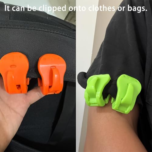 2Pcs Quick-Attach Fishing Rod Clip Tool-Free 1-Hand Holder for Freshwater Rods Storage Racks Secure Grip Tackle Organizer