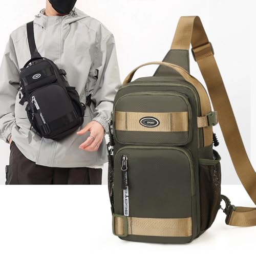 Tactical Crossbody Bag for Men Convenient Outdoor Shoulder Bag Large Capacity Crossbody Bags Leisure Backpack