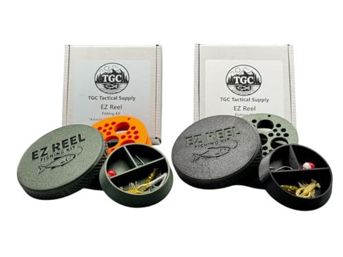 EZ Reel Fishing Kit EZ Reel Fishing Kit – Pocket Size Handline Fishing Reel | Ultimate Compact Rodless Reel Fishing Kit fo...