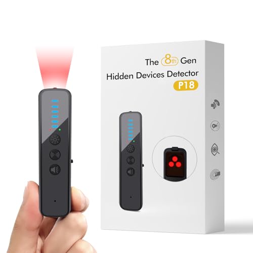 abyliee Upgraded Hidden Camera Detector - AI-Powered Anti-Spy Device, GPS Tracker & Bug Detector, Portable RF Signal Scann...