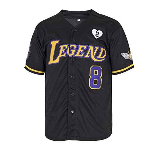 Men's Legend 8 24 Movie Baseball Jersey Stitched
