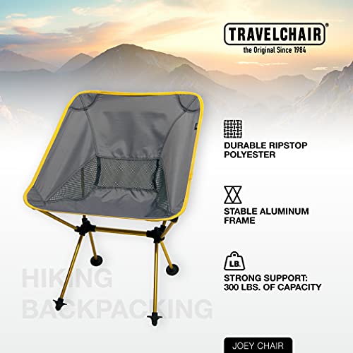 Travel Chair Joey Chair Folding Camping Chair Outdoor for Hiking Backpacking Lawn Beach Sports Lightweight Stable Portable...