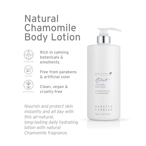 Kerstin Florian Chamomile Body Lotion | Nourishing Hydrating Moisturizer with Aloe & Jojoba Oil | Soothes Dry Skin | 32 fl oz