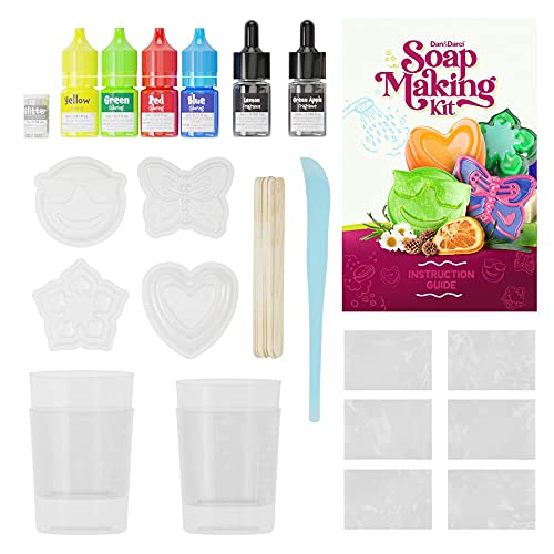 Dan&Darci Soap Making Kit for Kids - Crafts Science Toys - Birthday Gifts for Girls and Boys Age 6-12 Years Girl DIY Kits...