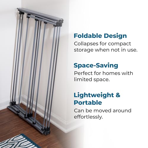 Honey-Can-Do Collapsible Laundry Drying Rack, Sturdy Steel, Foldable & Portable Clothes Drying Rack, Space-Saving Design, ...