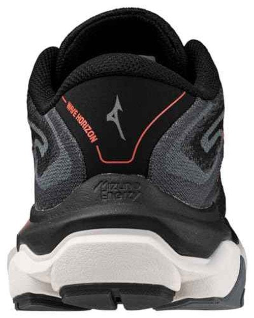 Mizuno Women's Wave Horizon 7 Running Shoe | Support Running Shoe | Black/Dubarry | US 6