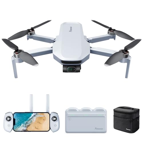 Potensic ATOM 3-Axis Gimbal 4K GPS Drone, Under 249g, 96 Mins Flight, Max 6KM Transmission, Visual Tracking, 4K/30FPS Quic...