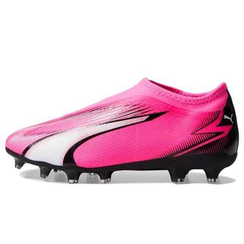PUMA Kids' Ultra Match Laceless Firm Ground/Artificial Ground Soccer Shoes
