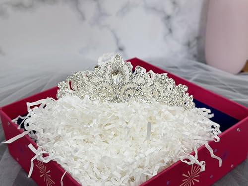 JETKONG 3 Pcs Bachelorette Party Decorations Bridal Shower Crown, Bride to Be Sash&Veil for Women Bachelorette Party Gift...
